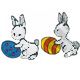 bunnies carrying eggs