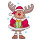 Christmas Moose