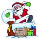 Rooftop Santa