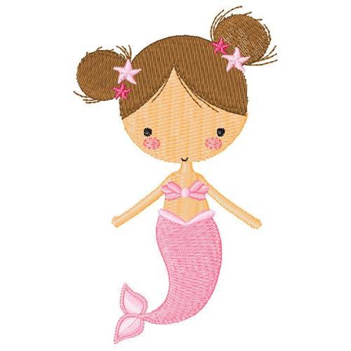 brunette mermaid