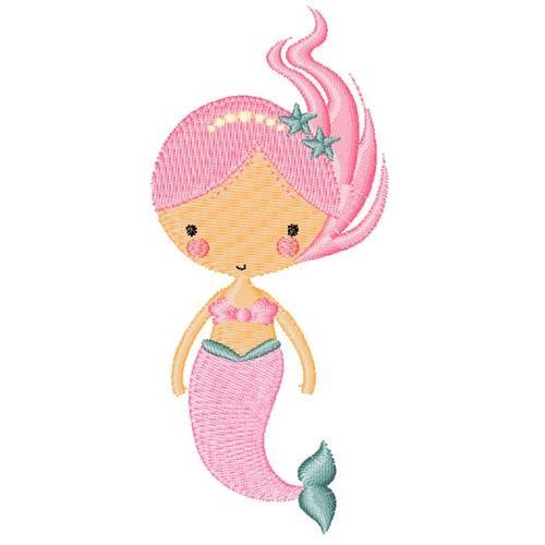 pink mermaid