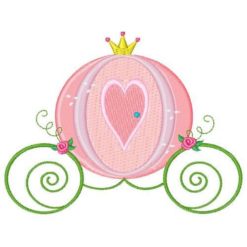 pink princess carriage
