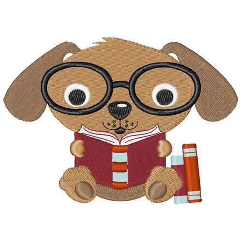 studious puppy